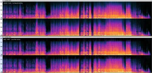 Audacity Spectrogram