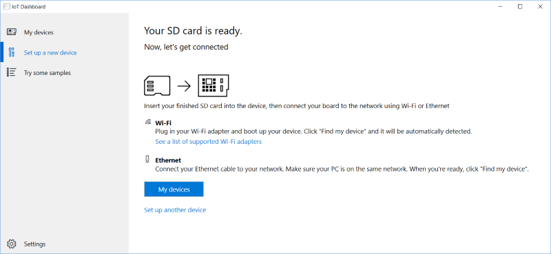 labs-windows10-iot-core-dashboard-setup-new-device-ready.png