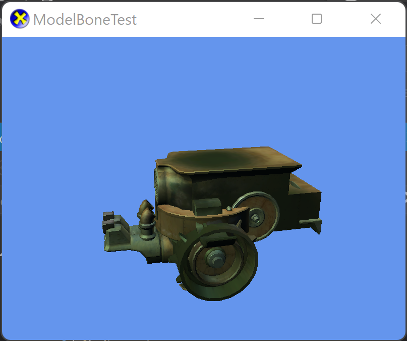 Screenshot of messed up tank model