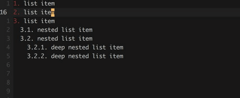 vim-mkdx-numbered-list.gif