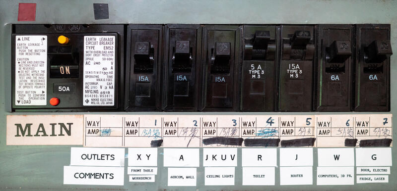 Photo of main fuse box