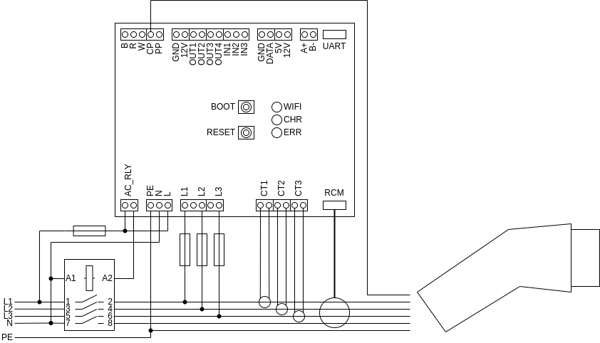 Wiring fixed cable