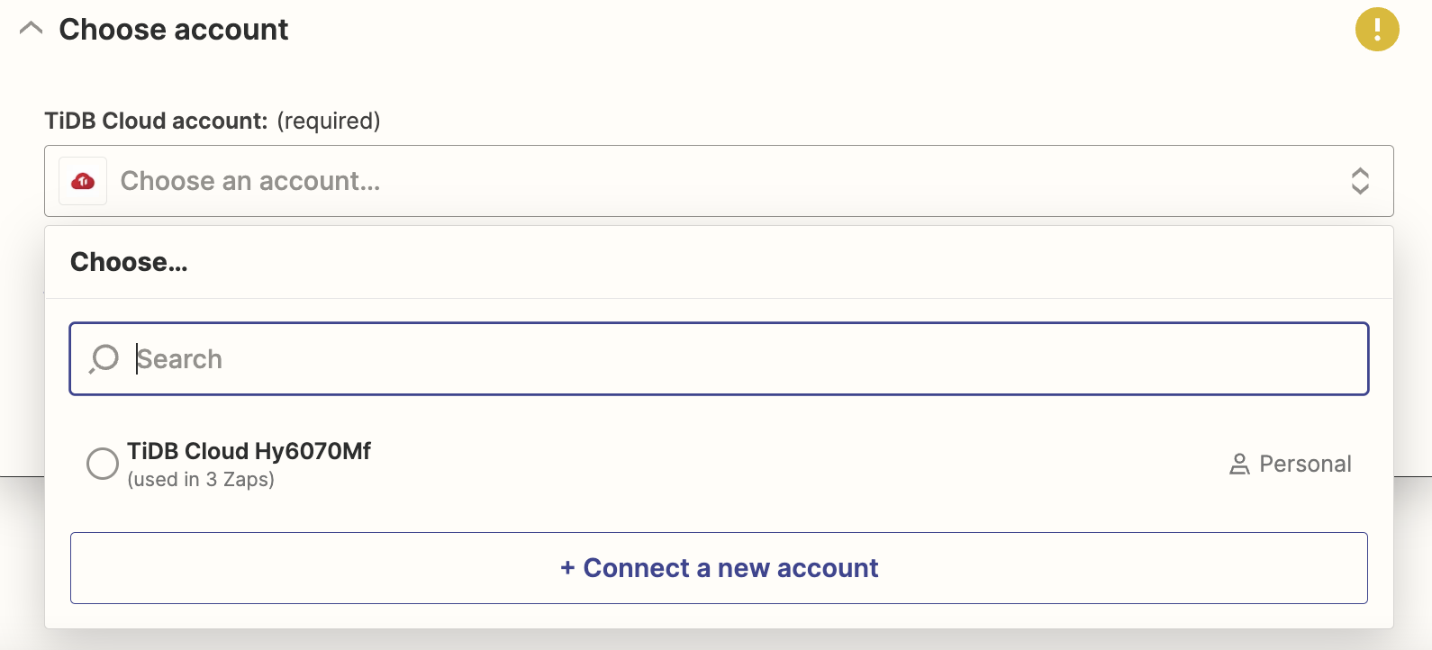 zapier-tidbcloud-choose-account.png