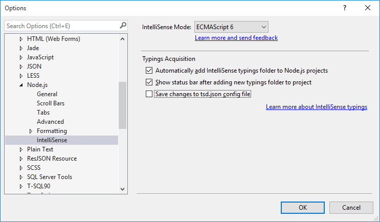 NTVS 1.2 IntelliSense modes