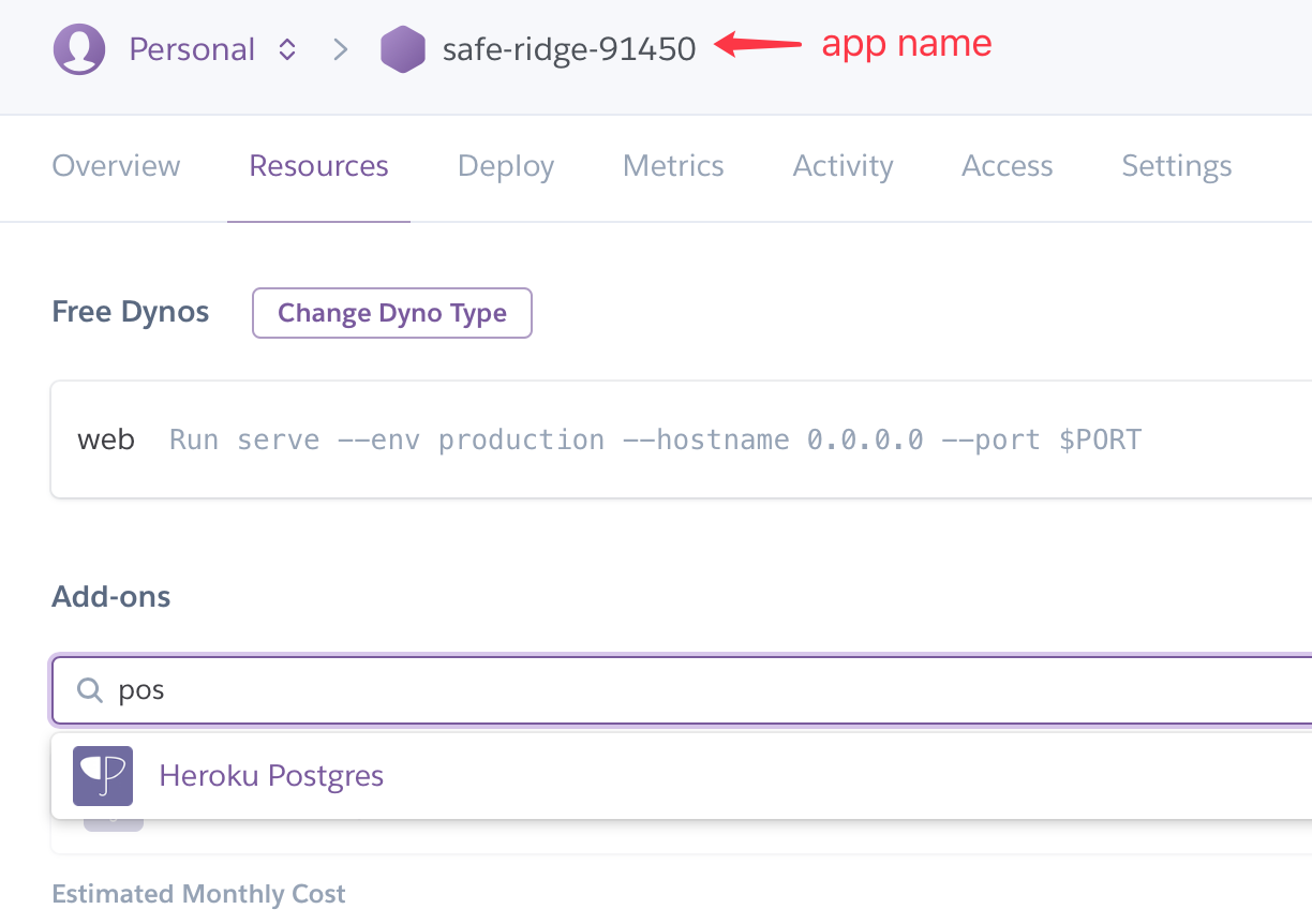 heroku Postgres