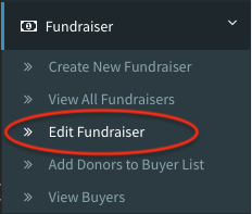 Fundraiser Admin