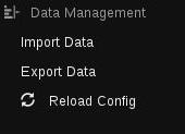 Menu export