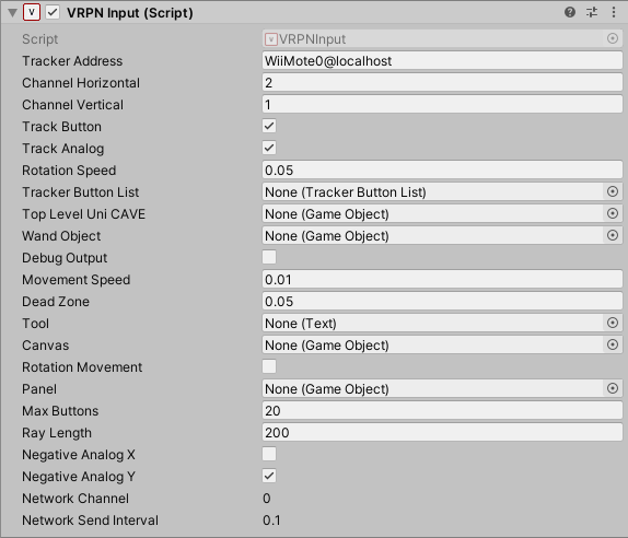 VRPNInput script