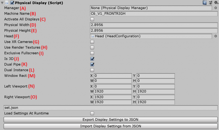 PhysicalDisplay script