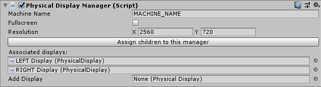 PhysicalDisplayManager script